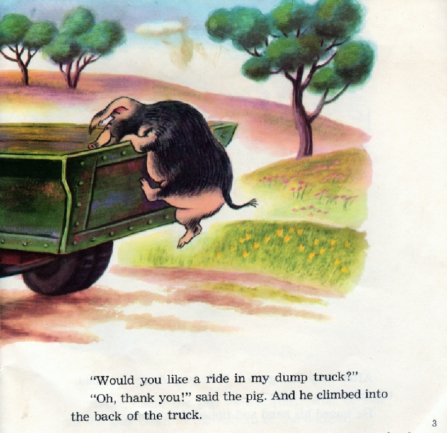 The Happy Man and His Dump Truck (05),绘本,绘本故事,绘本阅读,故事书,童书,图画书,课外阅读